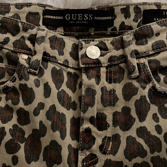 Guess Jeans Los Angeles Leopard Skinny Jeans - Picture 4 of 6